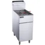 Dukers DCF4-LPG 50 lb. Liquid Propane Gas Floor Fryer with 4 Tube Burners - Image 3