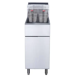 Chef AAA TCF5-LPG Commercial 70 lb Liquid Propane Gas Fryer with 5 Tube Burners