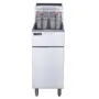 Dukers DCF4-LPG 50 lb. Liquid Propane Gas Floor Fryer with 4 Tube Burners - Image 2