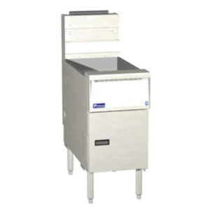 Pitco SG14S NAT Natural Gas 40-50 lb Stainless Steel Floor Fryer