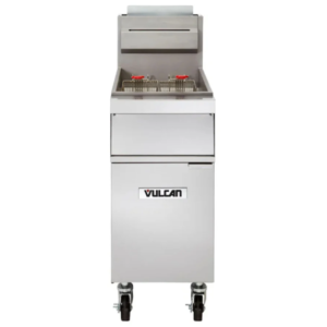 Vulcan 1GR45M Free-Standing Full Pot Gas Fryer with 45 lb Capacity